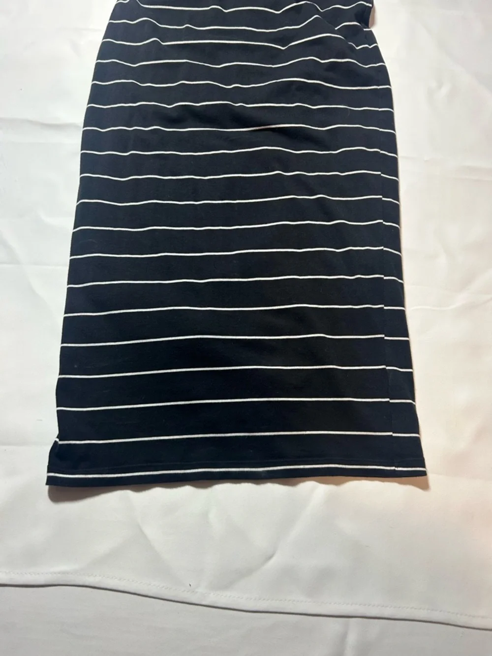 Athleta Black Tank Top with White Stripe - Picture 7 of 7